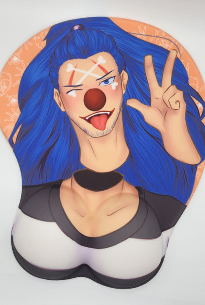 Pirate Clown |3D Anime Oppai Gaming Mousepad