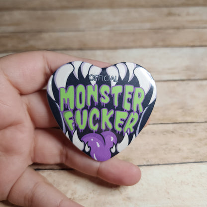 F*cker Heart Buttons