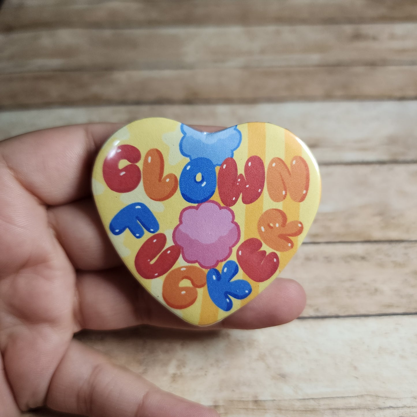 F*cker Heart Buttons